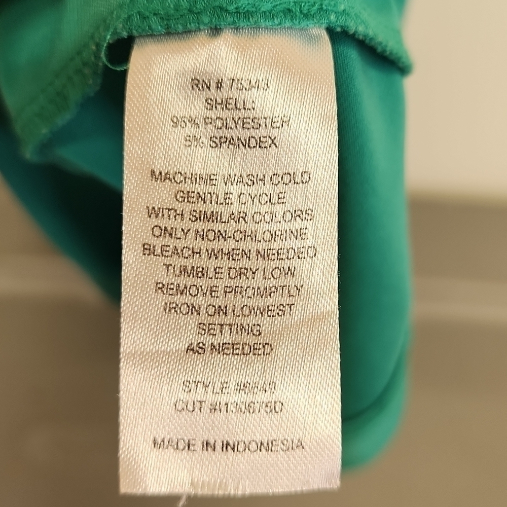 FENN Wright Manson dress women's size 6 lovely green shirt style dress EUC - Picture 4 of 6